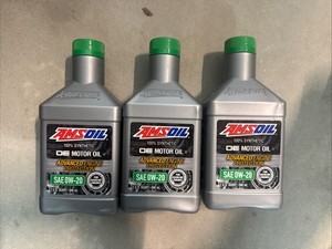 AMSOIL 0W-20 Motor Oil | Full Synthetic ENGINE OIL 0w20 (3 Qts)