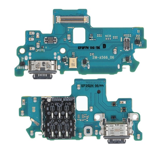 Original Samsung Galaxy A56 A566B Ladebuchse Sim Platine Mikrofon Usb Connector-image
