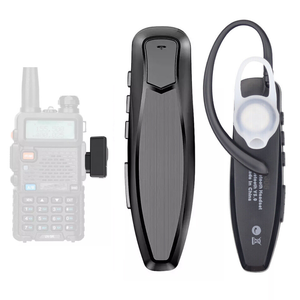 Bluetooth Earpiece Headset Adapter For Baofeng Radios UV-5R BF