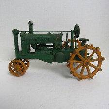 Vintage JOHN DEERE GP Farm Tractor CAST IRON Green-Yellow Wheels