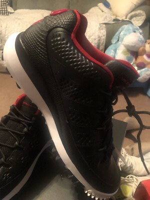 NEW Nike Air Jordan 9 IX LOW BRED Golf Shoes 833798-002 NEW Nike Air Jordan 9 IX LOW BRED Golf Shoes 833798-002