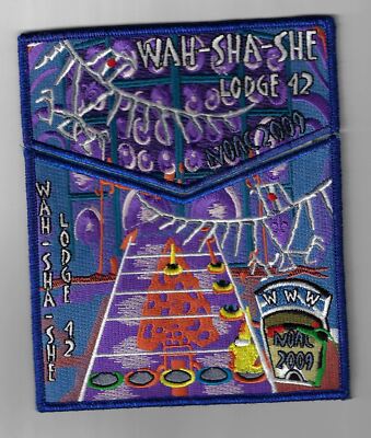 OA 42 Wah-Sha-She 2009 NOAC Flap Set BLMY Bdr. [PAT-2236]