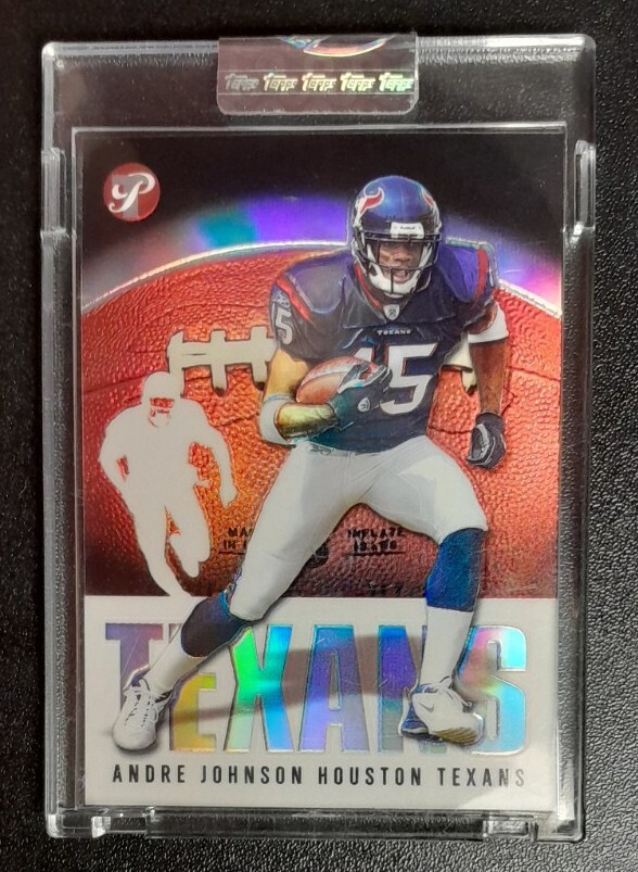 2003 Topps Pristine Andre Johnson +3 Bonus RC Encased #/1449 Rookie Refractor🔥