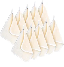 5 Pack Exfoliating Face And Body Wash Cloths Towel Soft Weave Bath Cloth