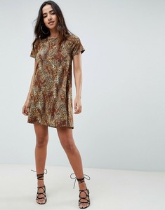 leopard flowy dress