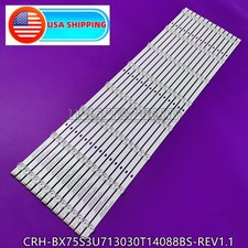 14Pcs LED Backlight strips For Hisense 75R6E1 75R7E2 75R7070E2 75RGE New