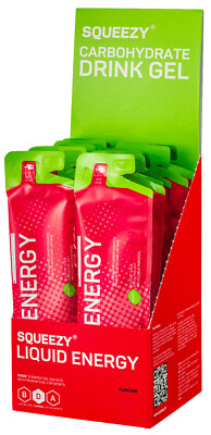 Squeezy Liquid Energy Drink Gel Box 12 Beutel 60ml *4 Sorten / auch mischbar*