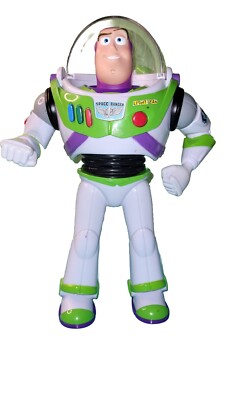Toy Story BUZZ LIGHTYEAR 12'' Figure ThinkWay Toys Talks