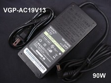 Genuine OEM VGP-AC19V13 AC Power Adapter 19.5V 4.7A 90W for SONY Vaio Laptop