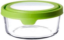 Anchor Hocking 7-Cup Round Glass True Seal Food Storage Container Lid Set