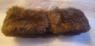 Vintage  Gen Mink Fur  Collar Lined W/butns, Tops. Brown Sable  23x4 Accessories — photo 3