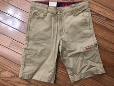 New Levi s Youth Pull-On Adjustable Waistband Cargo Pants Size 8 Stretch G11-7