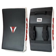 TMA Kick Shield Muay Thai Kickboxing, Heavy Curved Kicking Strike pad (SINGLE)
