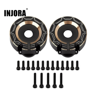 INJORA 104g Brass Counterweight Portal Drive Housing for 1/10 TRX4 TRX6 Upgrade