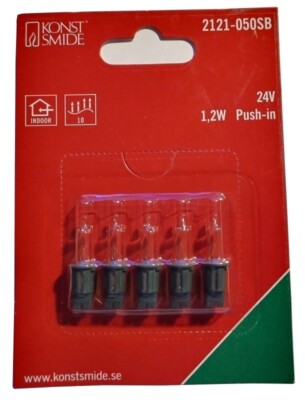 Miniaturlampen 5V 0,7W Lichterkette Ersatzbirnen 5er Set Lämpchen Für Konstsmide Miniatur-Lichterkette 5V, 0,7W, Klar, 5er Konstsmide Lämpchen
