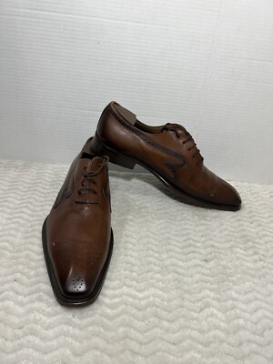 ? 1 hour sale. Mezlan, size 10, Dark Brown Leather Oxfords Men main image 3