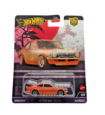 2024 Hot Wheels Premium '72 Toyota Corolla Levin 2 Orange - Japan Historics