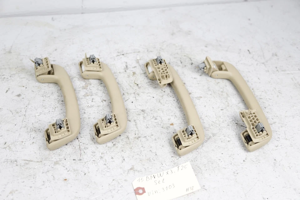 BMW X3 F25 2011-2017 techo techo agarre mango juego de 4 OEM Foto 2 de 4