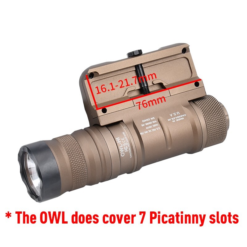Lampe pour arme WILD2 lumière blanche 1000 Lumens INFORCE - Conditions