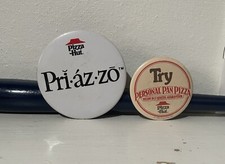 Vintage Lot Of 80s Pizza Hut Buttons