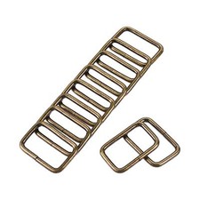 Rectangle Anneau Boucles 32x20mm pour Sacs Ceintures Bricolage Bronzé 30Pcs