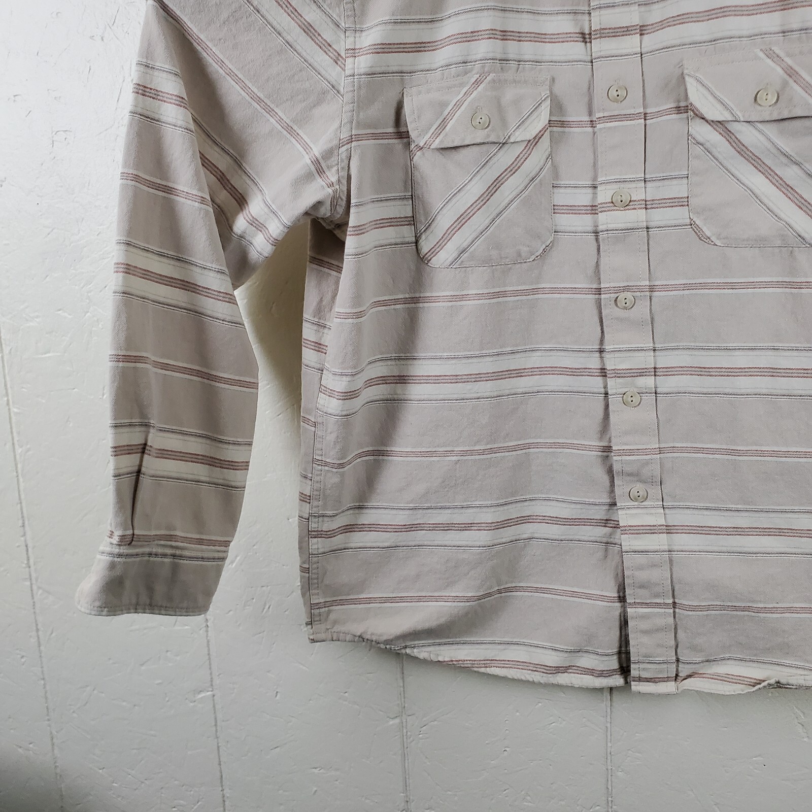 Pendleton Button Up Shirt Mens Extra Large Beige … - image 6