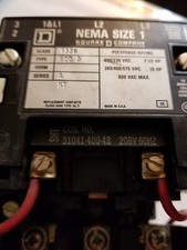 SQUARE D8536 NEMA 1 STARTER