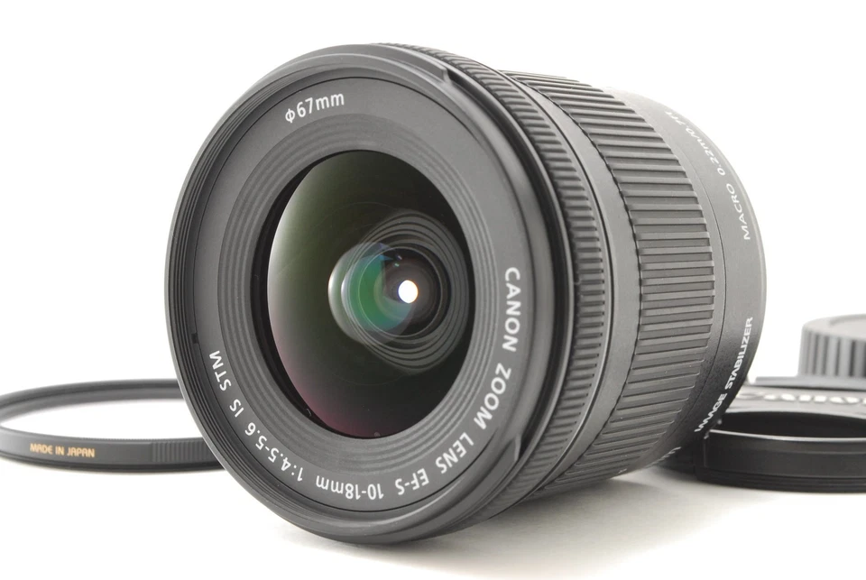 [MINT] Canon EF-S 10-18mm F4.5-5.6 IS STM Wide Angle Zoom Lens FROM JAPAN - Image 4 of 4
