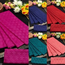 Women's Net Saree with Separate blouse Piece