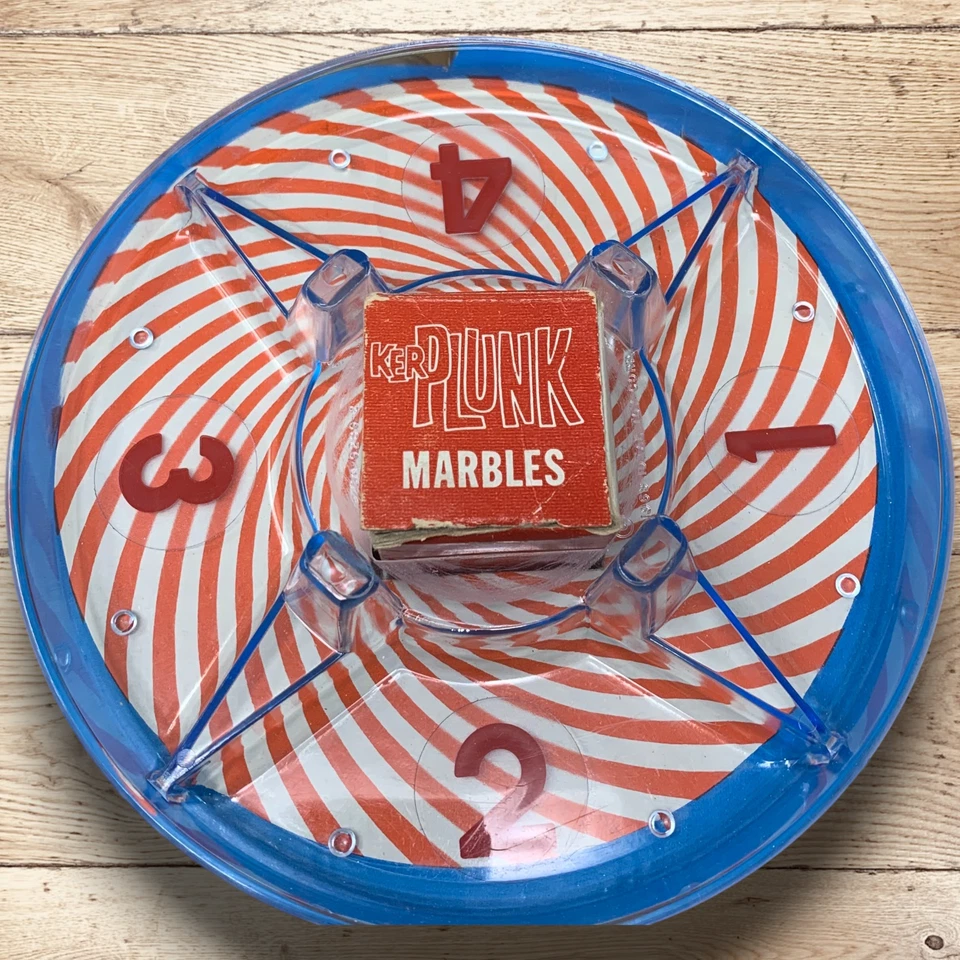 Vintage 1967 Kerplunk Family Game Ideal Toy Corp Made In USA Retro Complete Box - Image 4 of 4