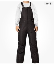 Arctix Youth insulated snow pants Bib Overalls Medium children  s 10/12 Black