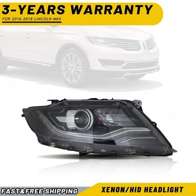 For Lincoln MKX 2016-2018 Xenon/HID Headlight Assembly w/o AFS Right Passenger