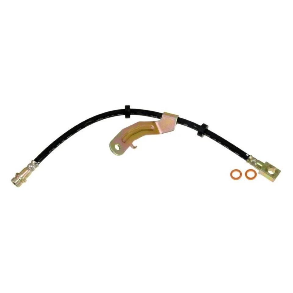 For Mazda Tribute 2005 2006 Brake Hose | Black EPDM Rubber Stamped Steel Bracket - Image 2 of 4