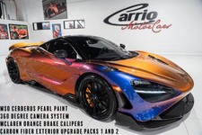 2021 McLaren 765LT MSO Cerberus Pearl paint, McLaren Orange calipers, 360