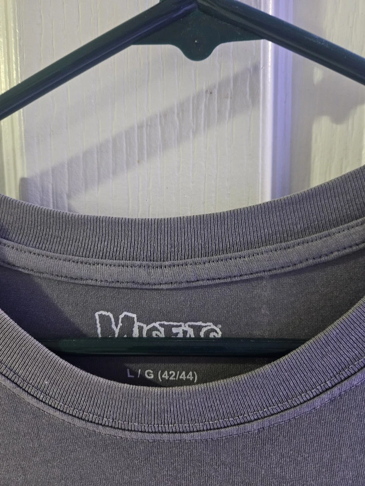 Camiseta Misfits LG Greay Manga Corta Algodón Negra Unisex Foto 3 de 4