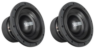 2 Sundown Audio SA-10 V.2 D2 10'' 1250w RMS Subwoofers DVC 2-Ohm Subs SW-SAV210D2