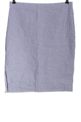 J.CREW Minirock Damen Rock Gr. DE 38 weiß-blau Casual-Look - Bild 1 von 4