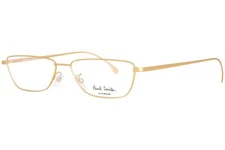 Paul Smith Askew-V1 PSOP009V1-04 Eyeglasses Matte Gold Full Rim Cat Eye 56mm