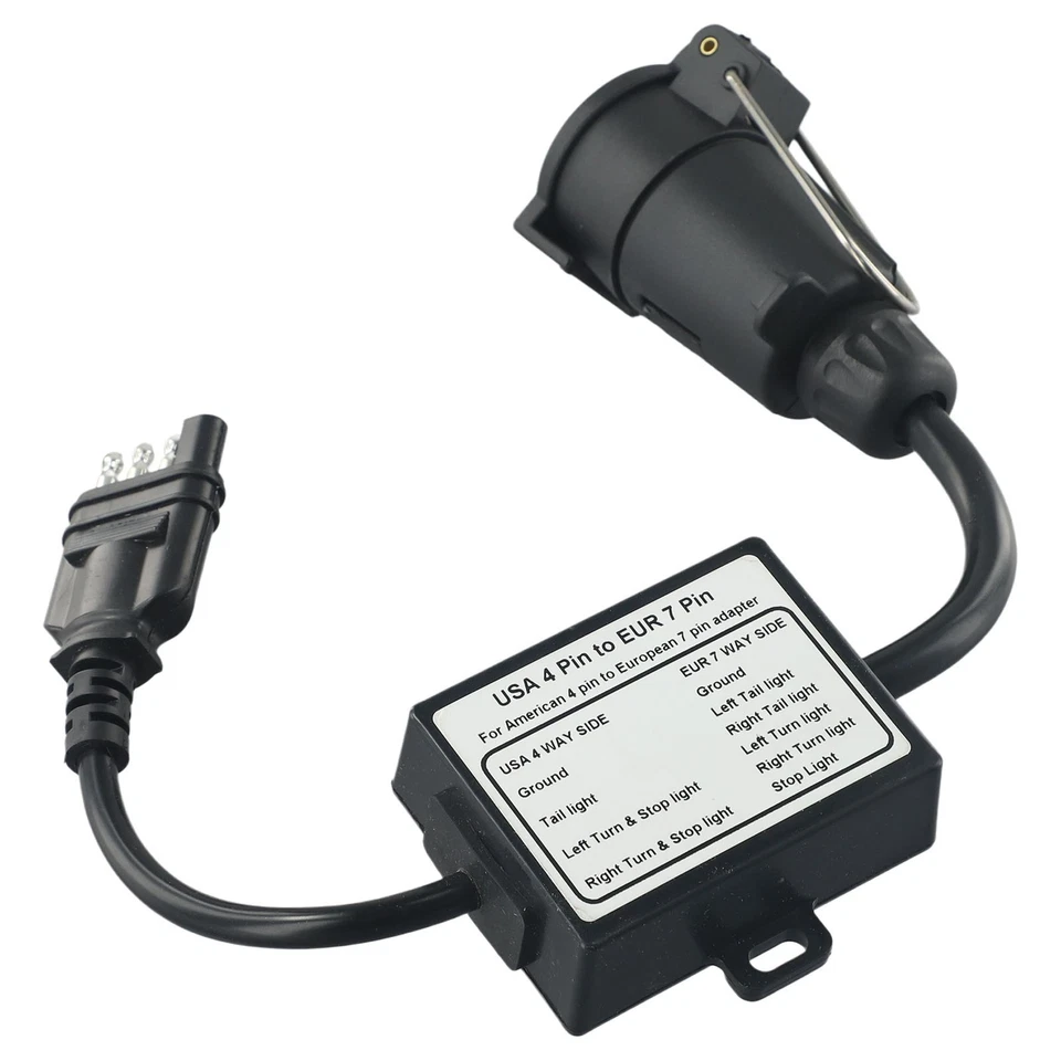 Light Converter Connector Parts Replacement Separate Brake Light Black - Image 2 of 4