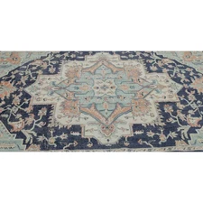 Mohawk Home Tibetan Market Bazaar Collection Rug In Aqua - 6ft 3in x 10ft