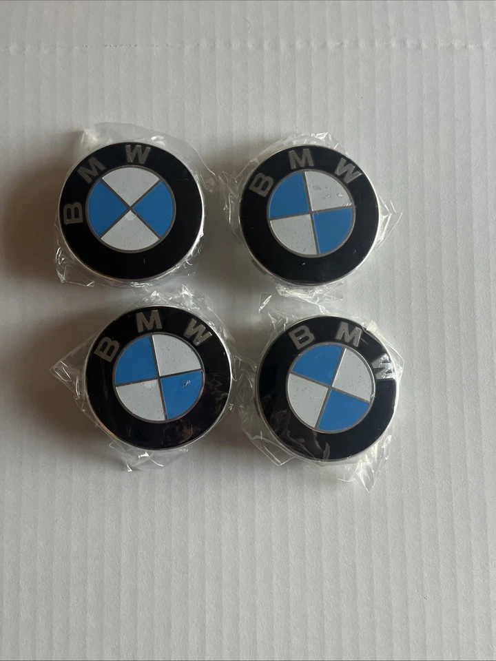 Tapas emblema central rueda 4 piezas para BMW Sport 68 mm Foto 2 de 3