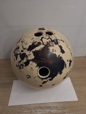 Vintage Brunswick Pro-Model 3A6-R31 Marble Swirl Bowling Ball: See Description 