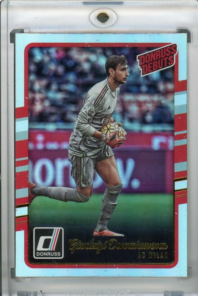 2016-17 Donruss Ac Milan Gianluigi Donnarumma Base Silver Parallel Edition