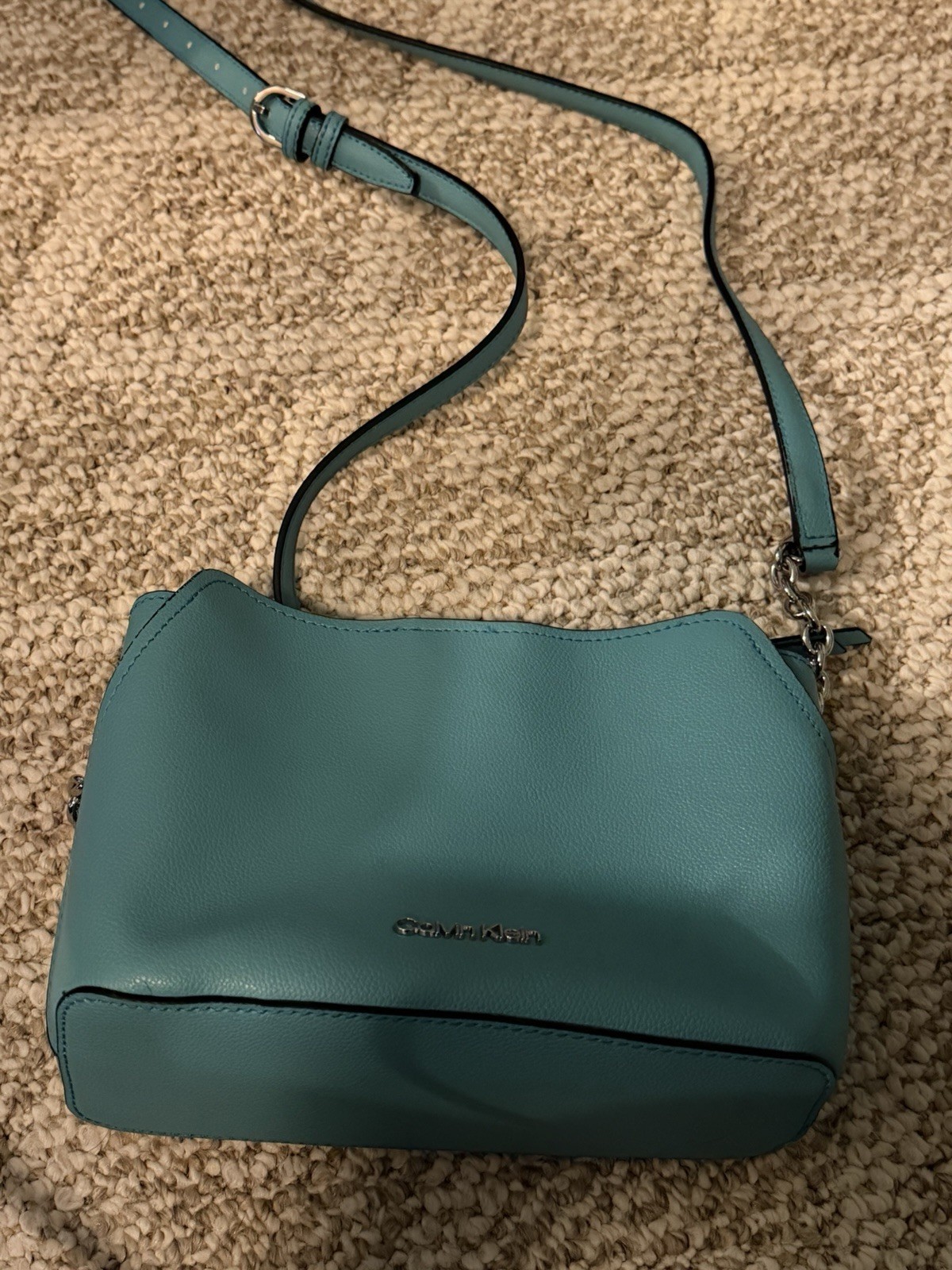 Calvin  Klein Aqua Handbag  crossbody strap
