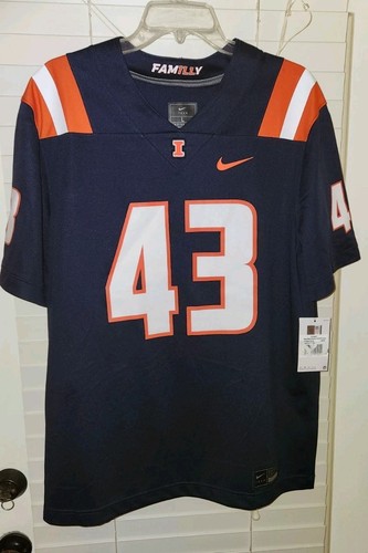 nike JOE BARNA ILLINOIS Error Jersey Men's LARGE new with tags