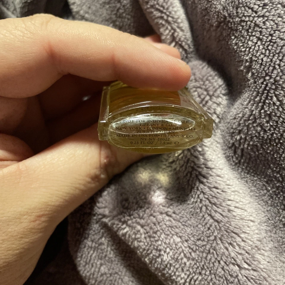 Vintage TIFFANY & Co *TIFFANY PARA HOMBRE .25/ 7.5 ml. Talla de viaje COLONIA RETIRADA Foto 3 de 4