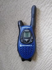 Motorola T5500 Talkabout 2-way Radio Walkie Talkie Blue - Tested Working