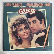 Grease: The Original Soundtrack from the Motion Picture Double Vinyl LP 1978 VG+