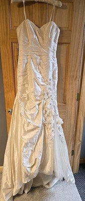 La Soie Bridal Wedding Gown ~ Clara ~ Ivory ~ Silk ~ Size 8 ~ NEW