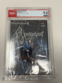 Resident Evil 4 PlayStation 2 PSA Graded 9.8